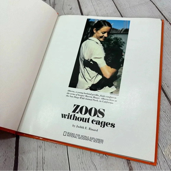 Vintage 1981 National Geographic zoos without cages book - Picture 5 of 8